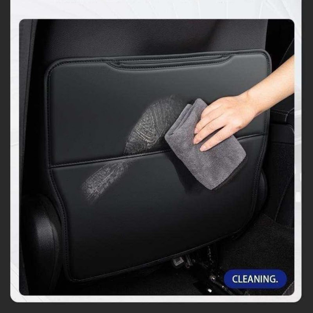 PU Leather Car Seat Back Anti-Kick Mat Pad Universal Protector Cover Accessories