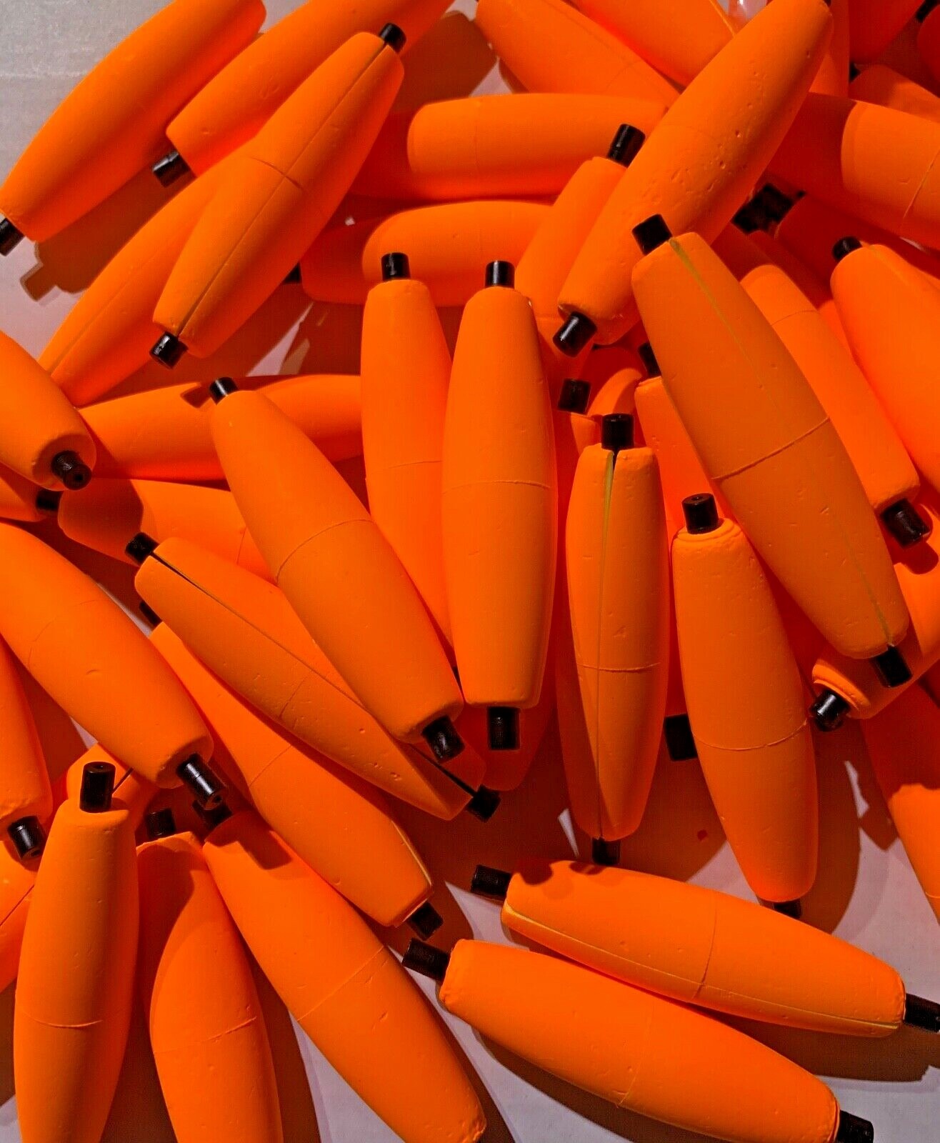 25  COMAL TACKLE Cigar Floats SLOTTED Choose 2" 2.5" 3"  8 Colors  Fishing