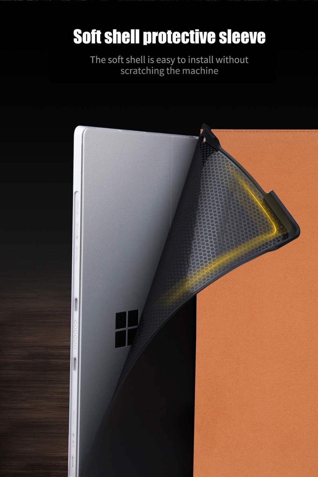 Gexmil Leather Case for Surface Pro 7+ 12.3 Inch,7th/6th/5th/4th Generation(2...