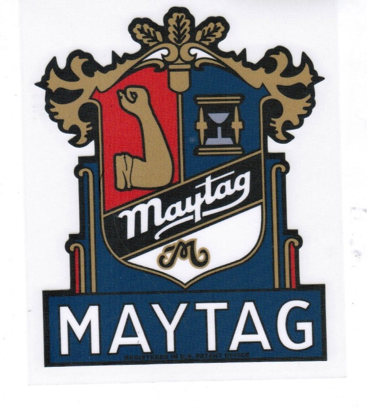 Maytag Crest Model 98 82 72 Gas Engine Motor Washing Machine Hit & Miss Decal