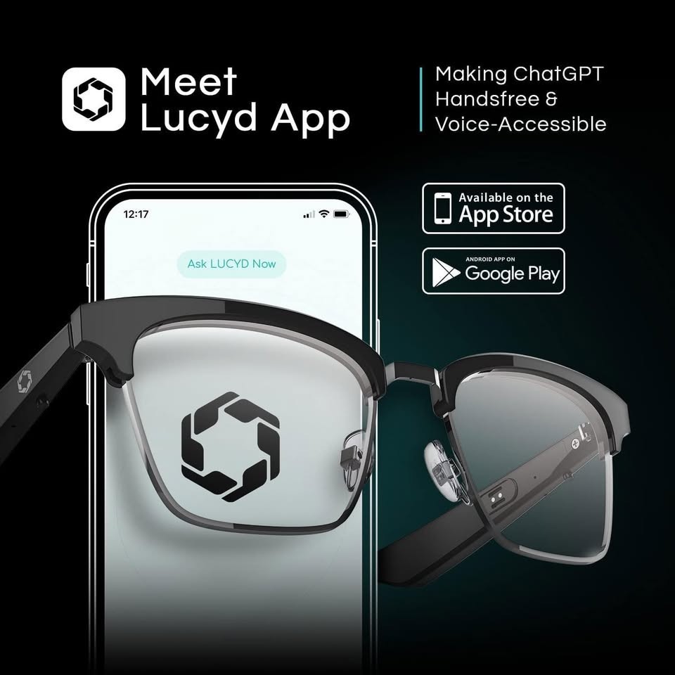 Lucyd - Bluetooth Audio Glasses - Women Smart Glasses w/Blue-Light Protection -