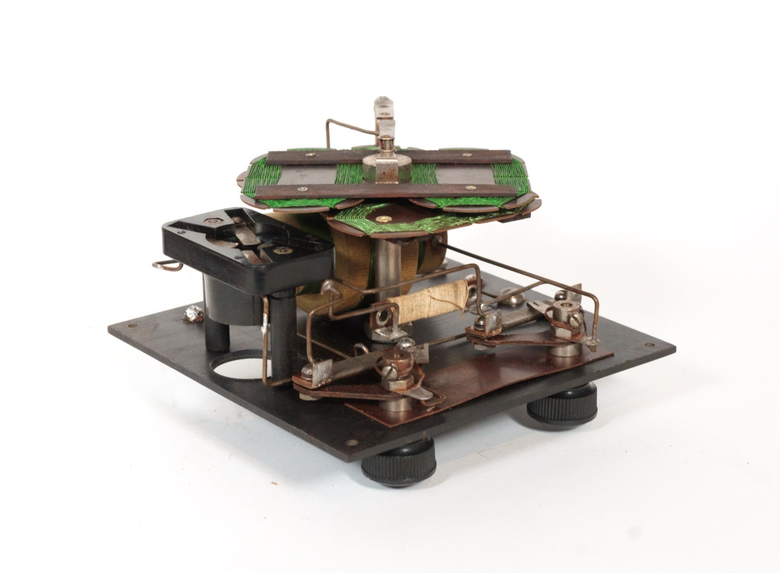 Near Mint 1923 Sodion DR-6 Radio w/Amps, Antenna, Rainbow Tubes & S-13 * Works