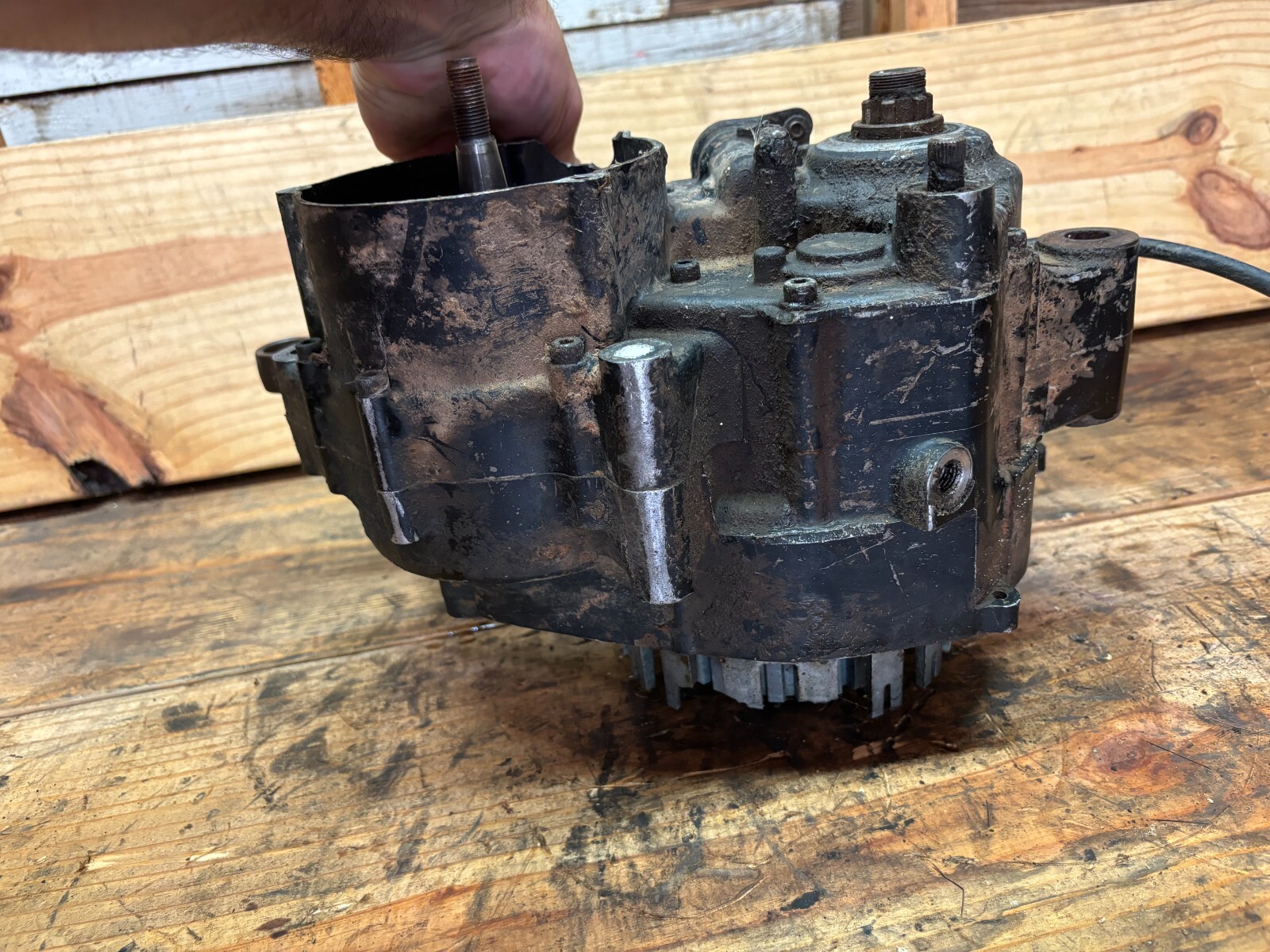 1982 Yamaha YZ490 Engine Bottom End Crank Case Transmission YZ 490