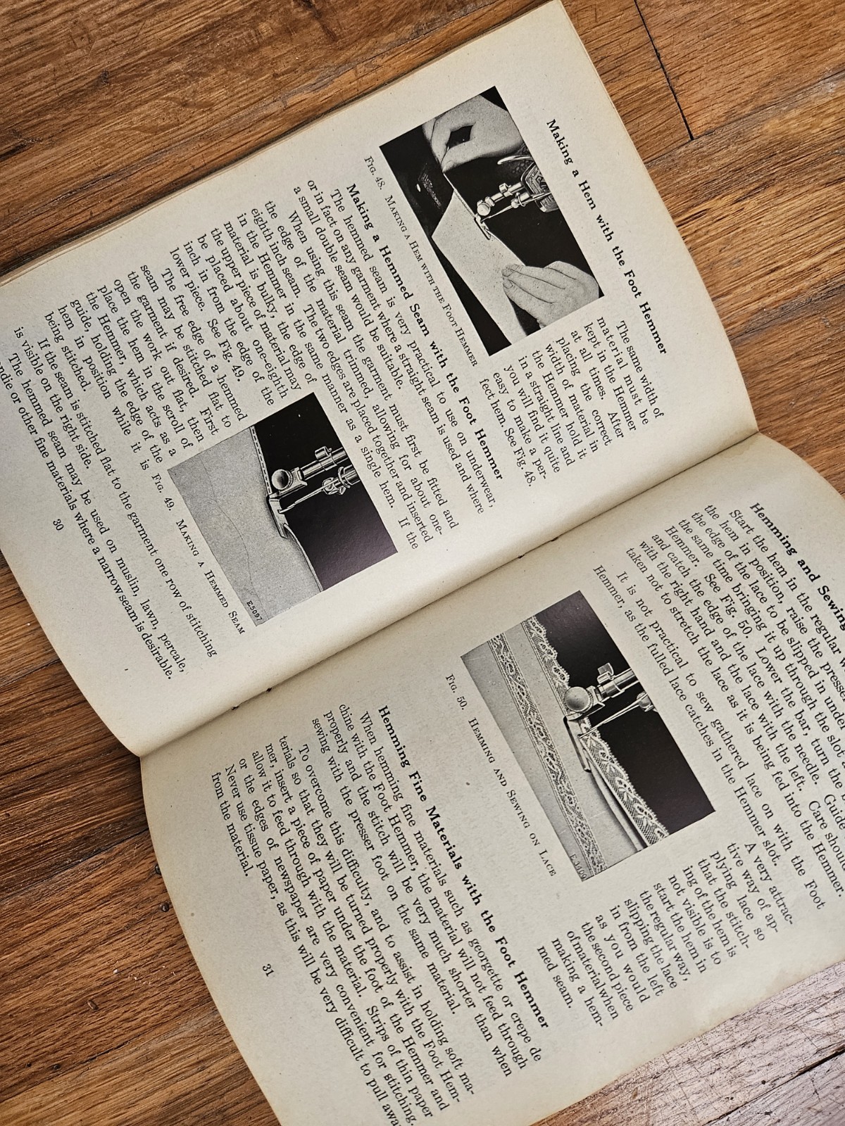 1929 A Manual Of Family Sewing Machines Singer