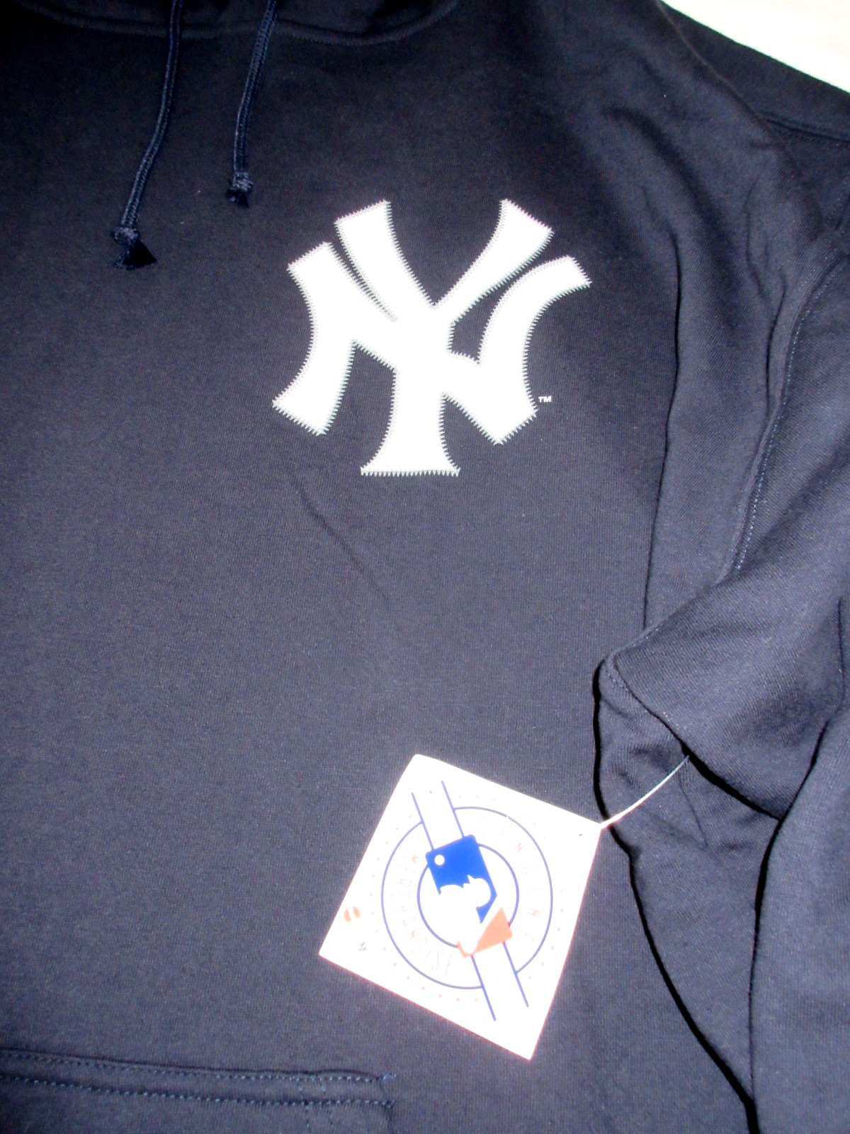 New York Yankees MLB Men's Majestic PO Hoodie Sweatshirt Blue Big & Tall NEW