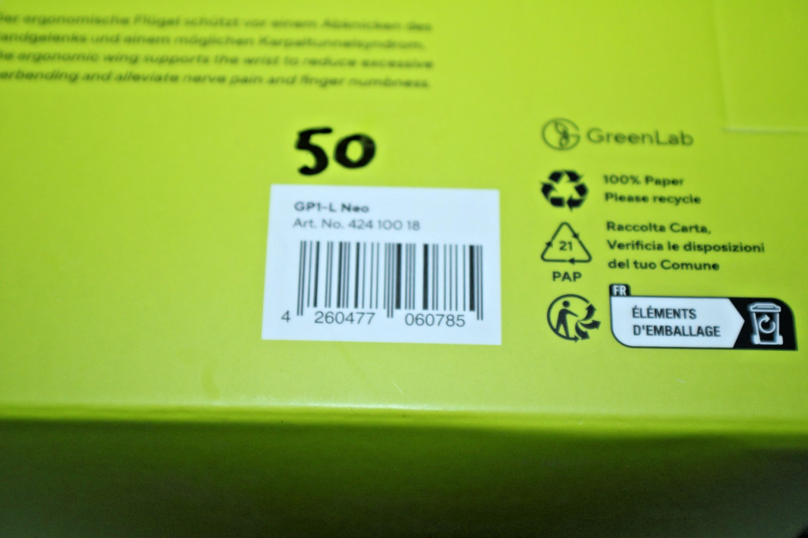 Ergon GP1-L Neo Bike Handlebar Grips Ergonomic Large Commuter Free USA Shipping!