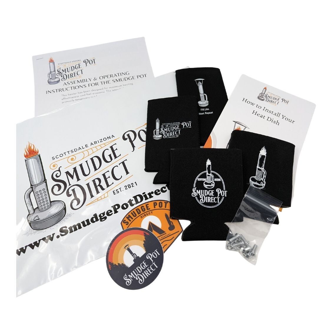 Smudge Pot Direct® Smudge Pot Outdoor Heater with Heat Dish Fast Free Shipping