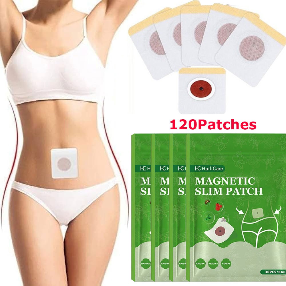 120Patches Belly Patch Fat Burner Body Slimming Patches Detox Weight Loss Patch
