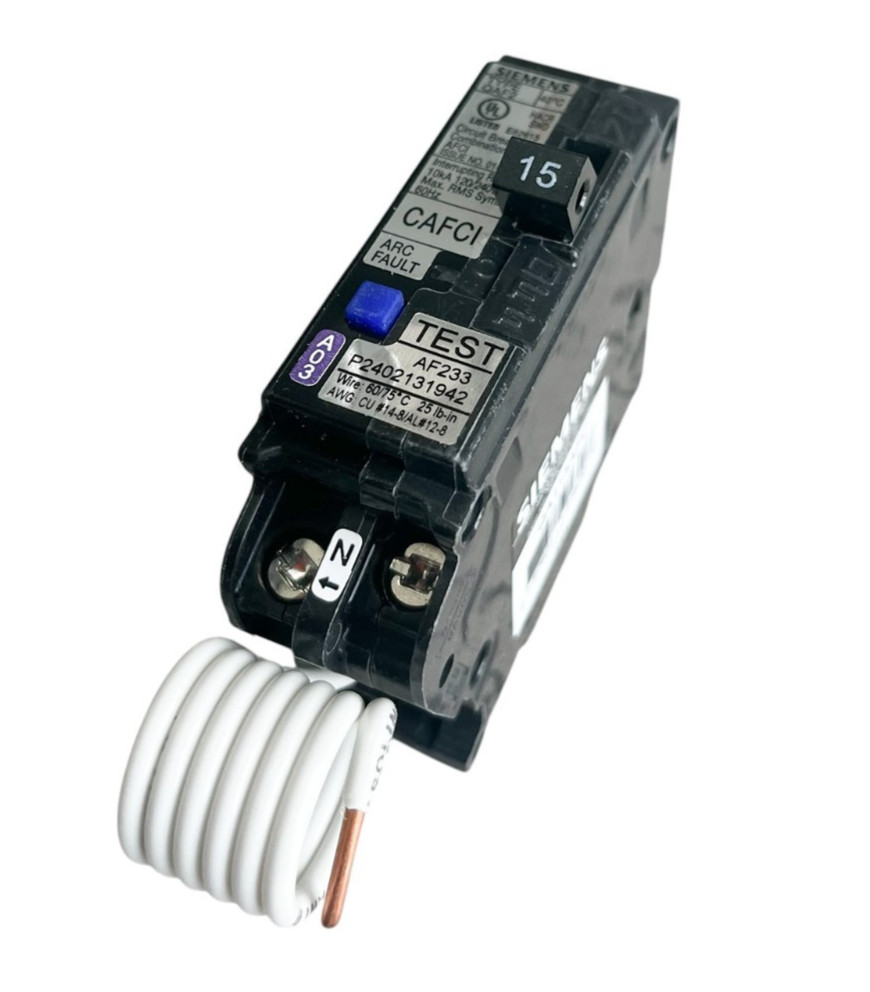 Siemens QA115AFC 1 Pole 15A 120V QAF2 Combination CAFCI Breaker