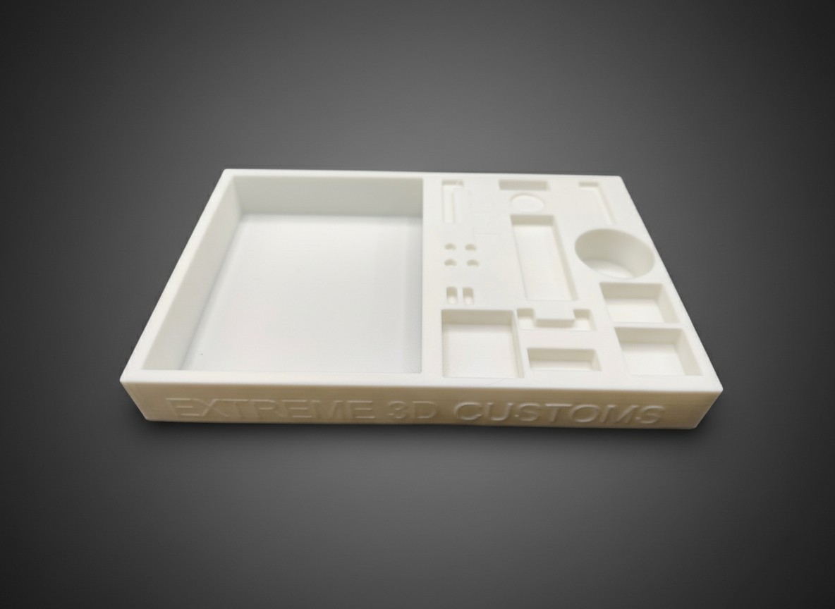 White Tjet Tear Down Tray