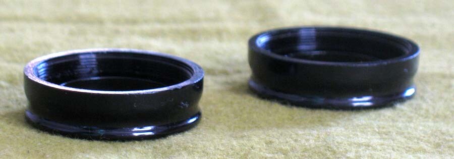 WWII Eye Guards (2) for B&L SARD 7 X 50 US Navy, Military, Binoculars NOS