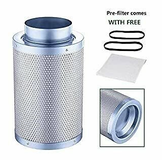 8" Air Carbon Filter And Odor Control Air Scrubber With 1050+IAV