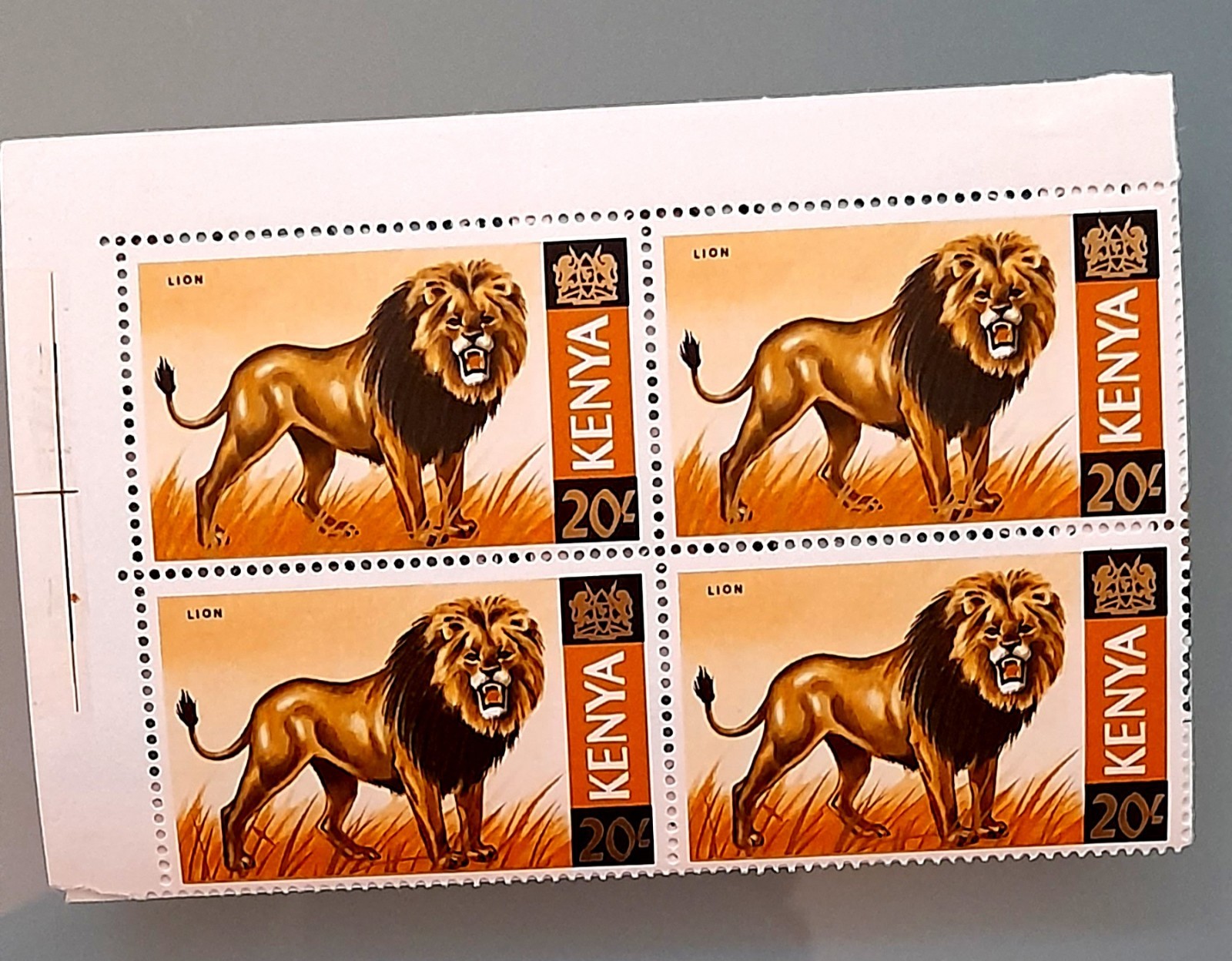 1966-69 Kenya BEAUTIFUL Animals MNH BLOCKS OF 4 of five values HARIASTAMP