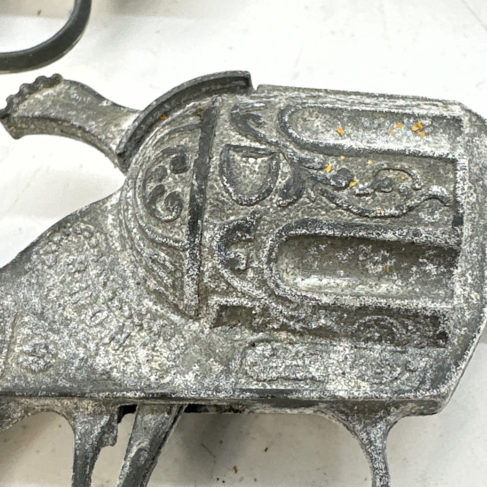 Vintage Bronc Circle D & Daisy Bullseye Cap Gun Pistol Revolver 1950's USA