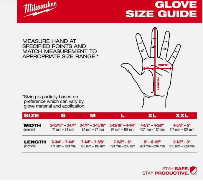 Milwaukee 48-22-8712W Free-Flex Work Gloves - L (2 Pack)