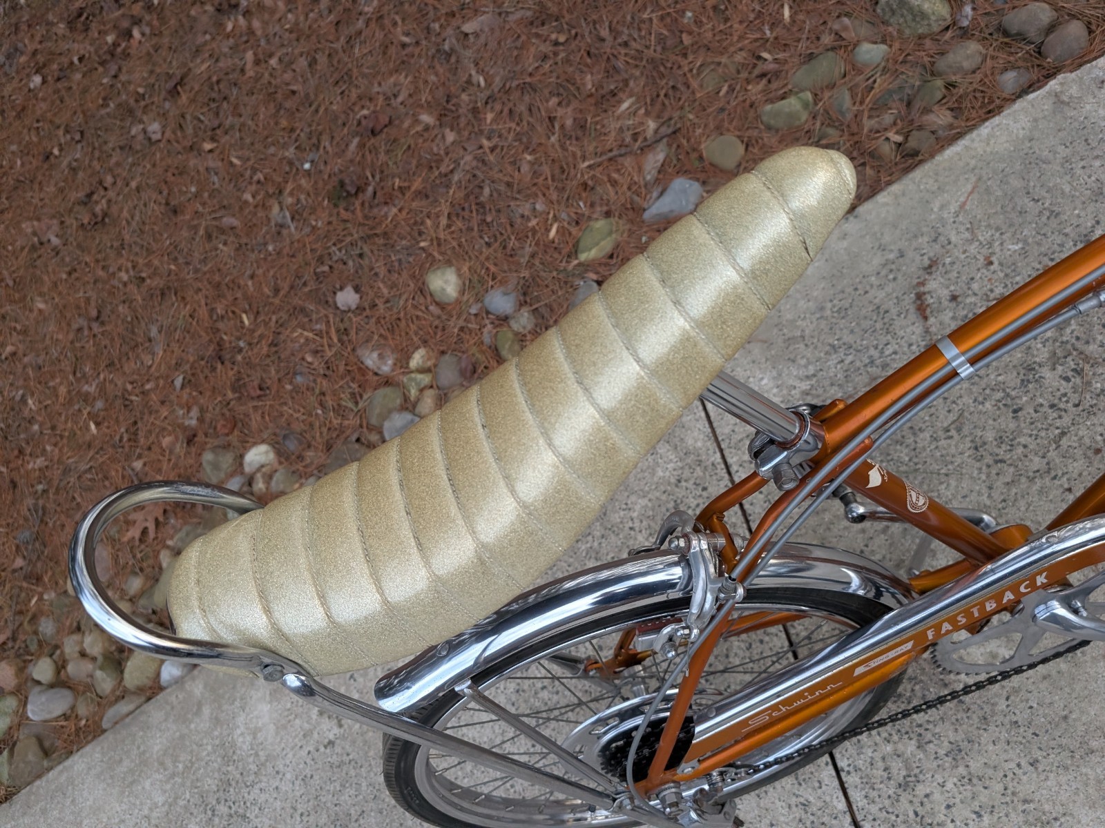 SCHWINN 1966 COPPERTONE Bicycle 5 speed FASTBACK STINGRAY 20 inch Bike ORIGINAL