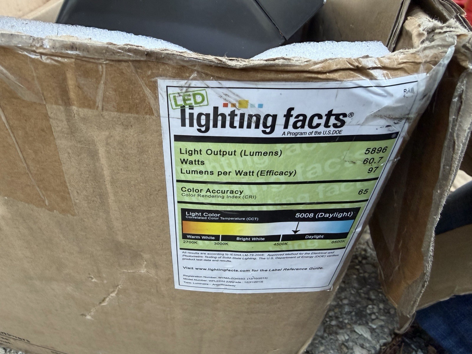 RAB LPACK WPLED52 52w High-Performance LED outdoor light wall light