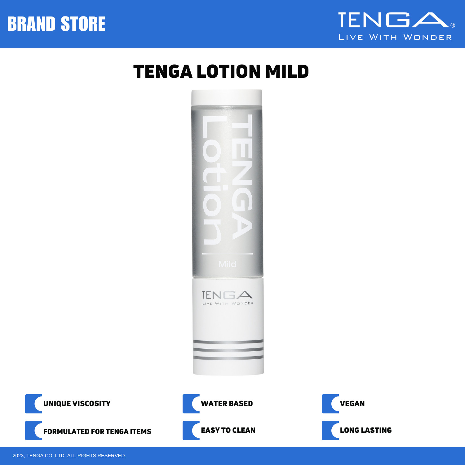 TENGA Lotion Water Based Lubricant NIB NWT