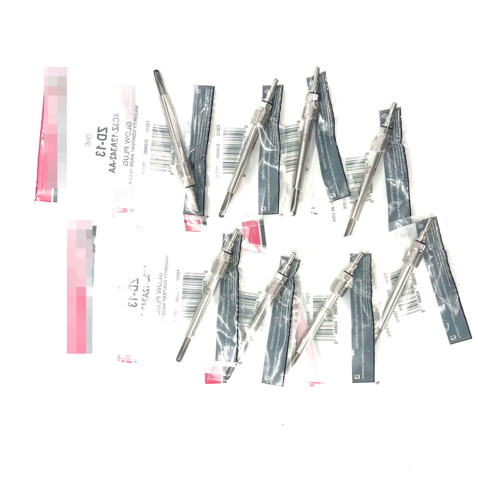 Motorcraft ZD13 Glow Plug & Harness Kit For 2004-2010 Ford Powerstroke F250 6.0L