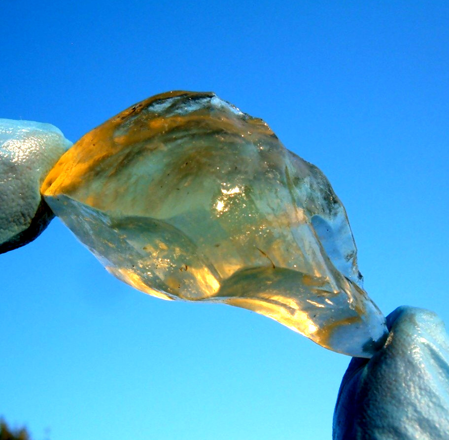 Libyan Desert Glass Meteorite Tektite impact specimen(115crt)Cristobalite Gem AA