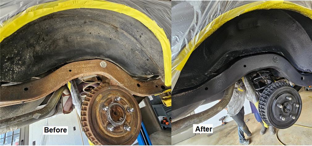 HARD-ON by woolwax™ Permanent coating for truck frames and equipment