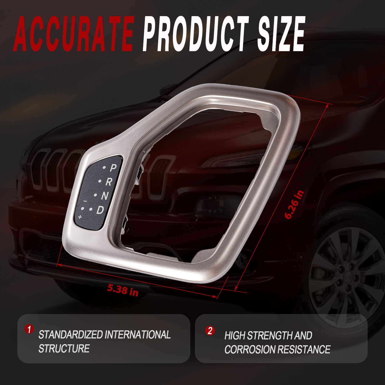 Transmission Shifter Bezel Factory with Wire Harness for 014-2018 Jeep Cherokee