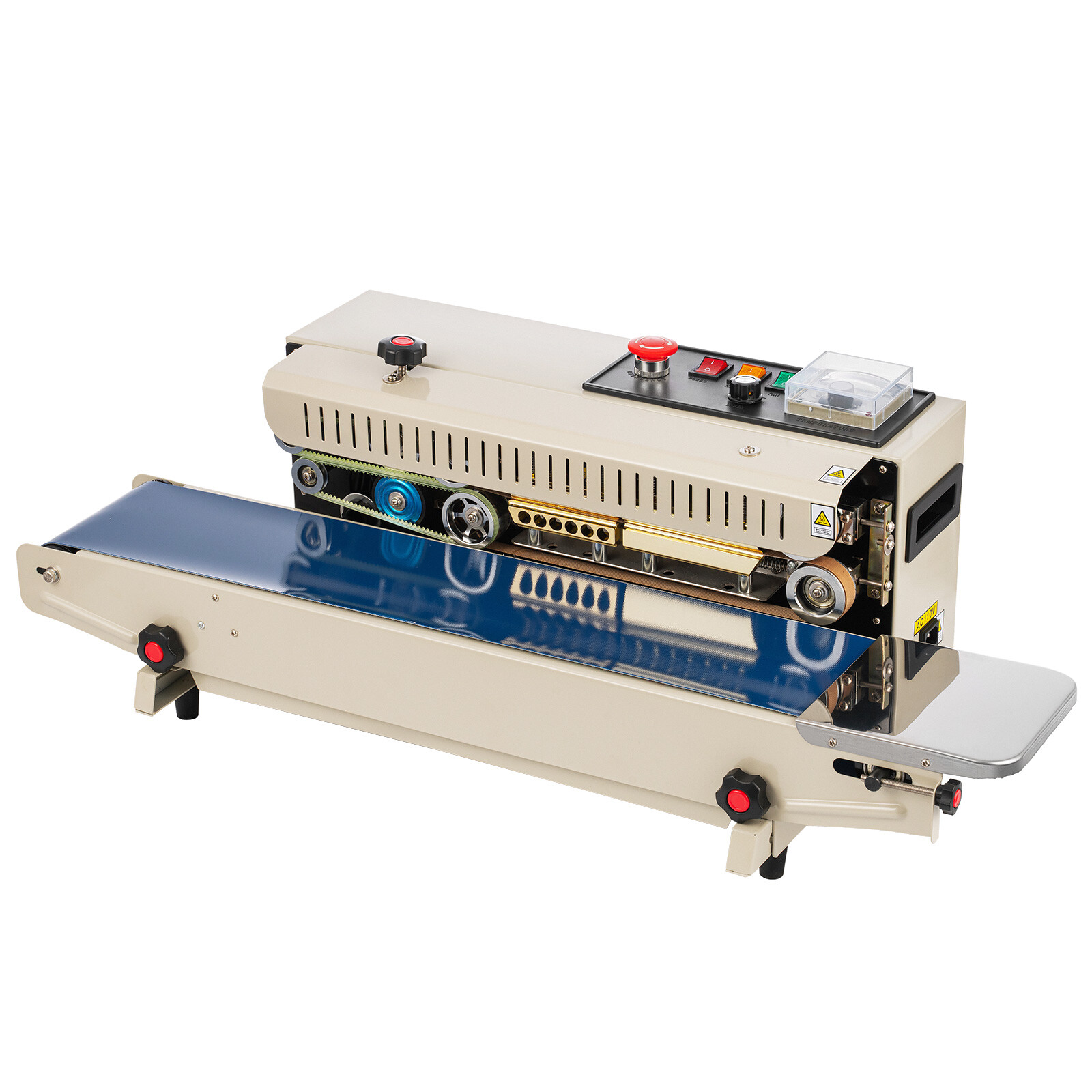 Continuous Horizontal Band Sealer FR900 Bag Sealing Machine with 20 Teflon Belts