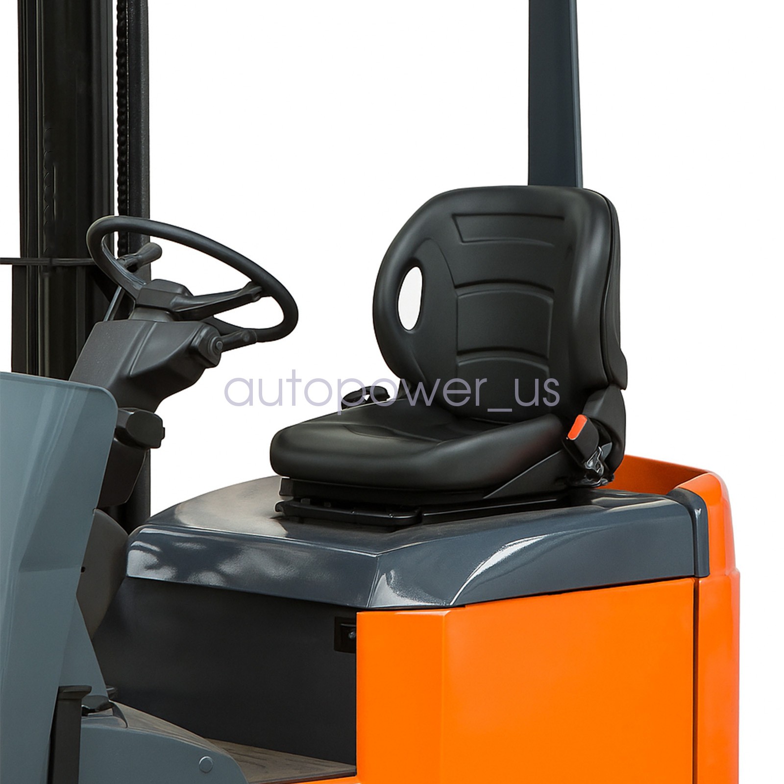 New For Toyota Forklift Seat With Seatbelt & Switch Adjustable Back Universal