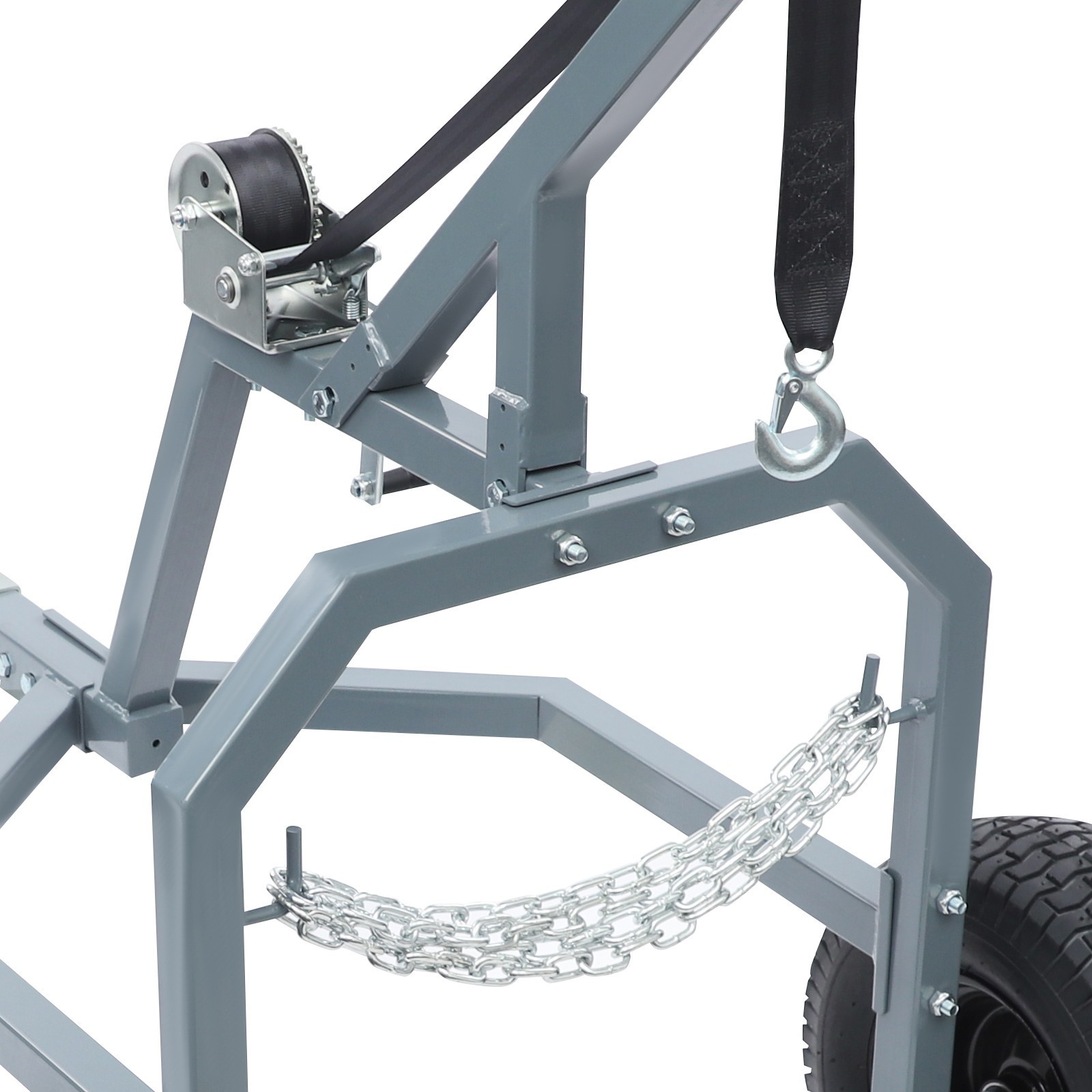 Heavy Logs Skidder Logging Trailer Transporting Cart Trolley Log Skidding Arch