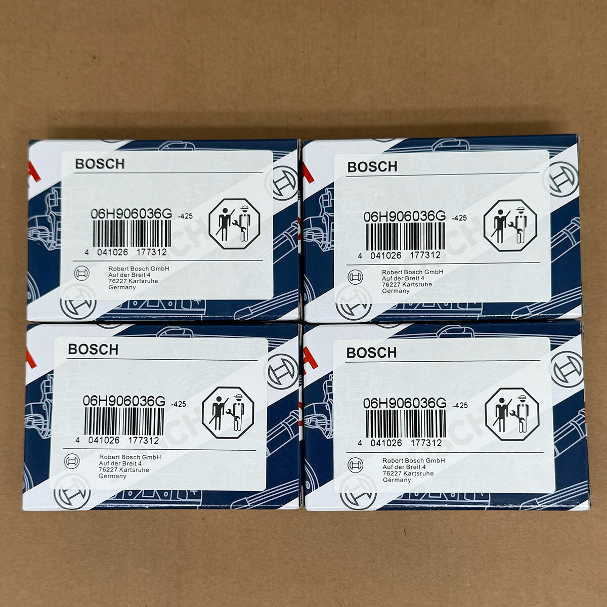 BOSCH 4X 06H906036G Fuel Injectors for VW GTI Tiguan AUDI A3 A4 A5 Q5 TT 2.0TSl