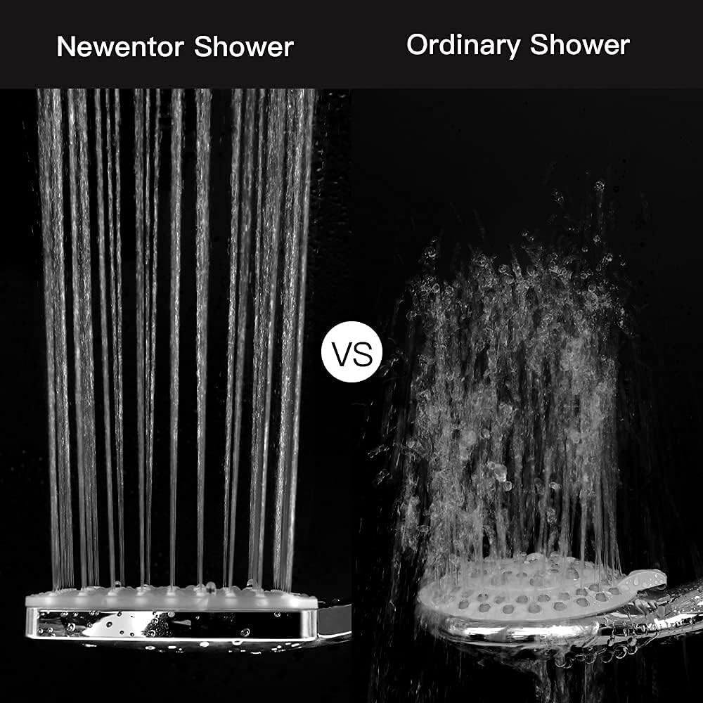 High Pressure Shower Head with Handheld, 6 Spray Modes/Settings Detachabl