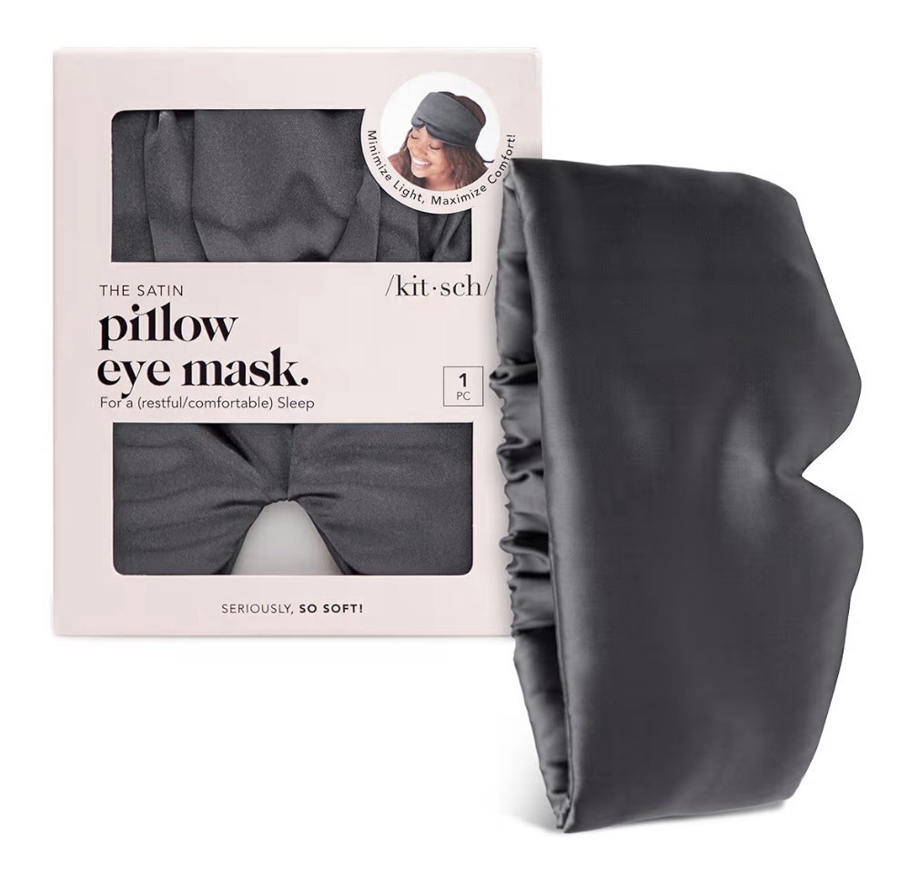 Satin Sleep Mask - Eye Masks for Sleep, Softer Than Silk Satin Sleeping Mask Bli