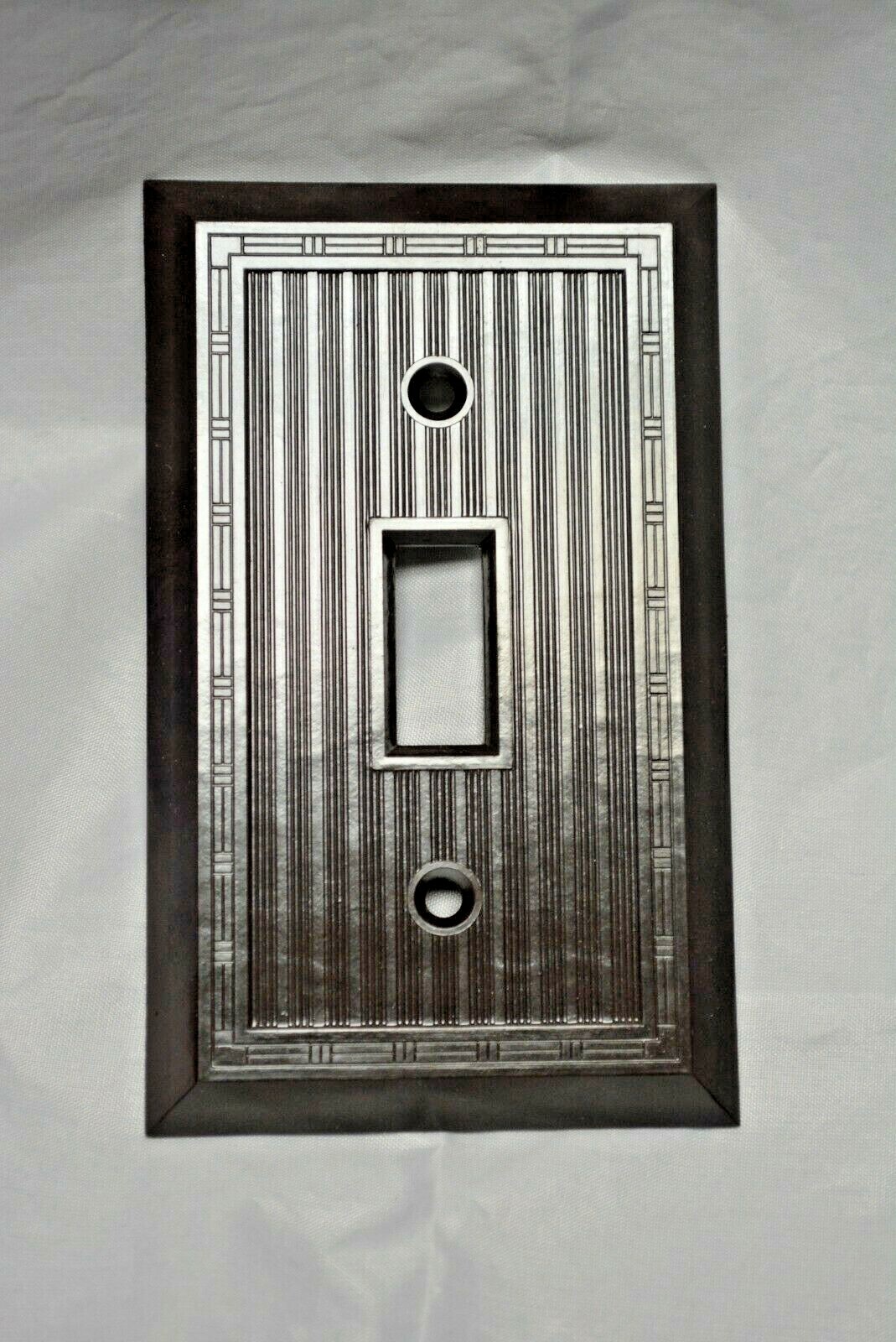 NEW VINTAGE Sierra Light Switch WALL PLATE Toggle BROWN BAKELITE NEW 91071