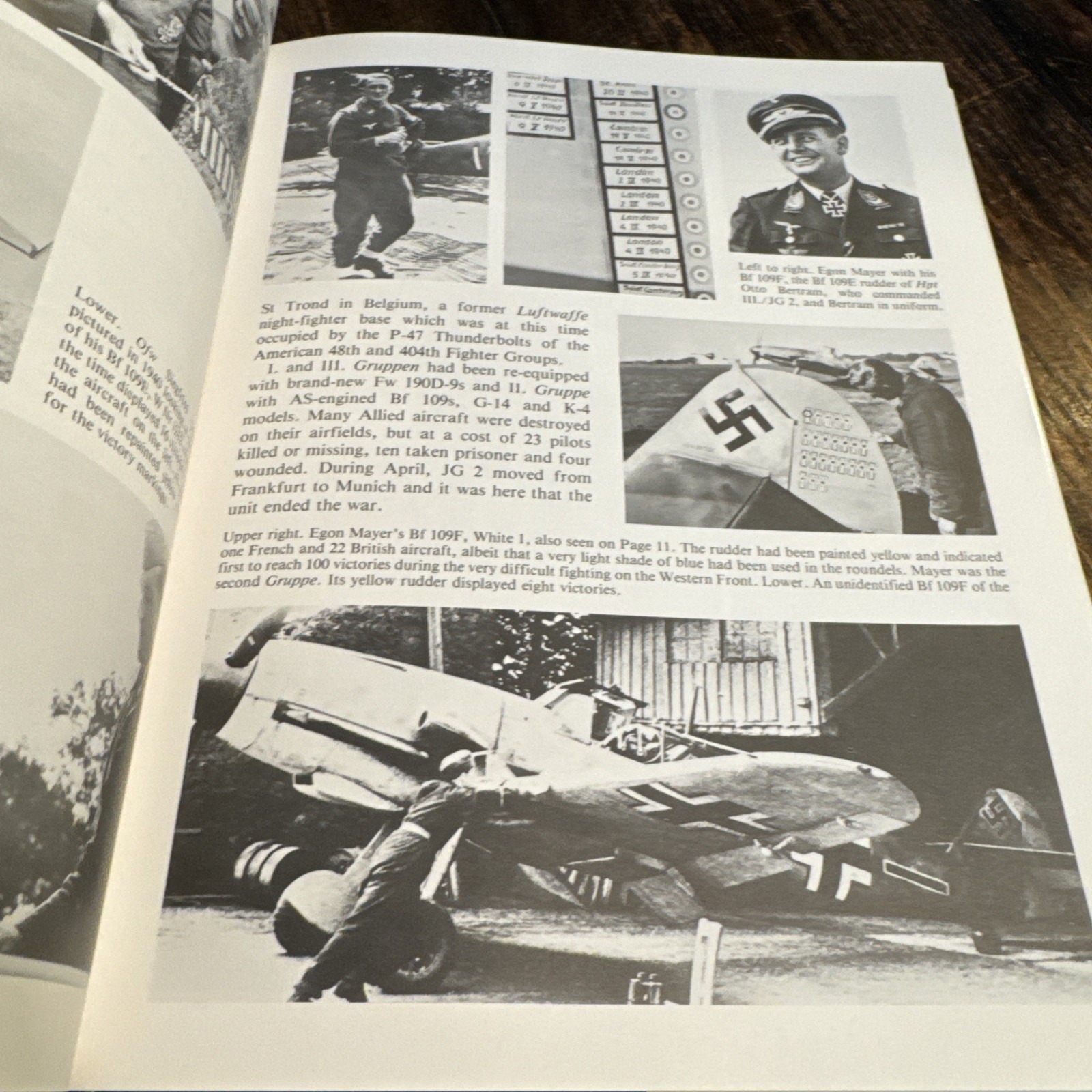 WW2 German Planes of the Luftwaffe Fighter Aces Vol 1 Hardcover Reference Book