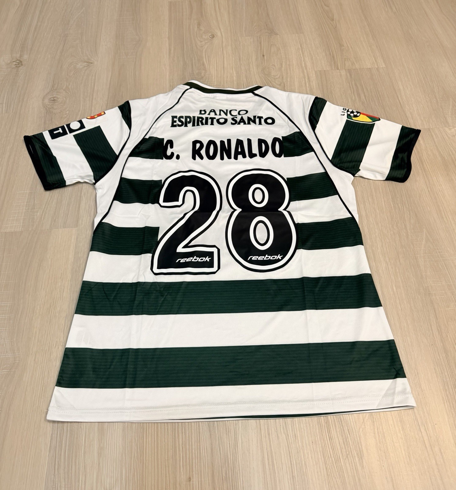 Retro 2003 Sporting Lisbon Home Jersey Cristiano Ronaldo Brand New