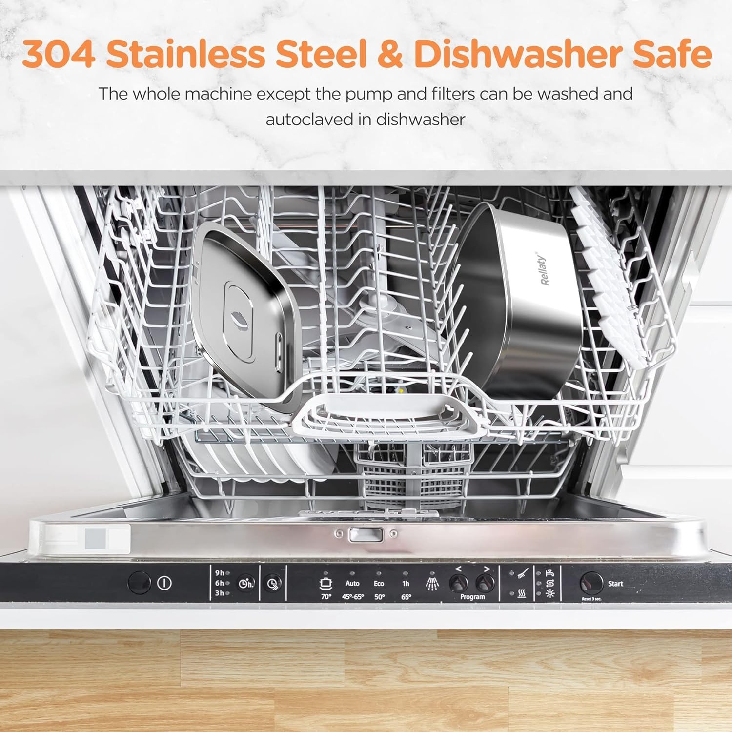 Durable Stainless Steel Cat Water Dispenser: 108oz Capacity