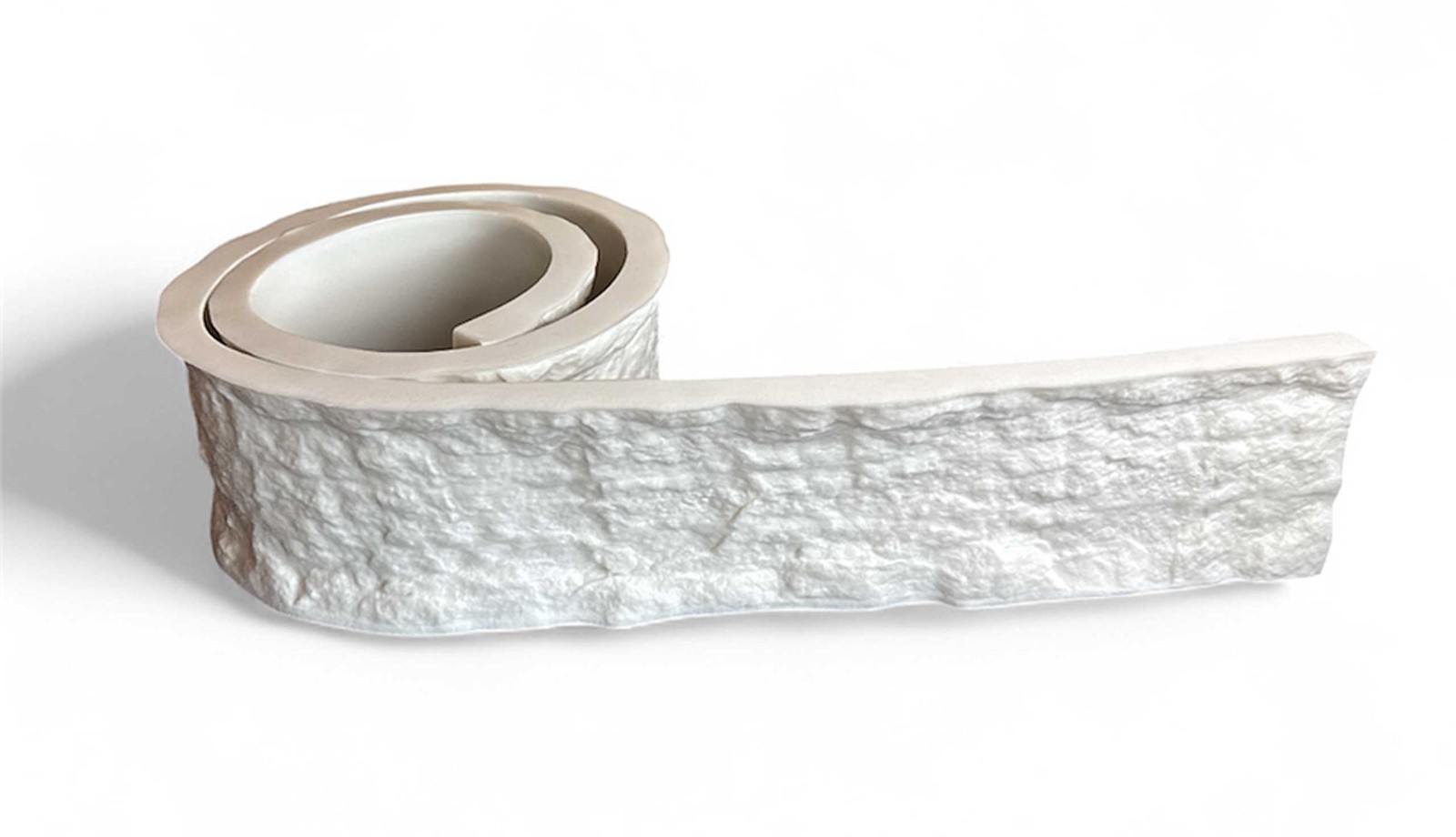 Chiseled Edge Concrete Step Form Liner, 8’L x 7.5”W x 1.5”D