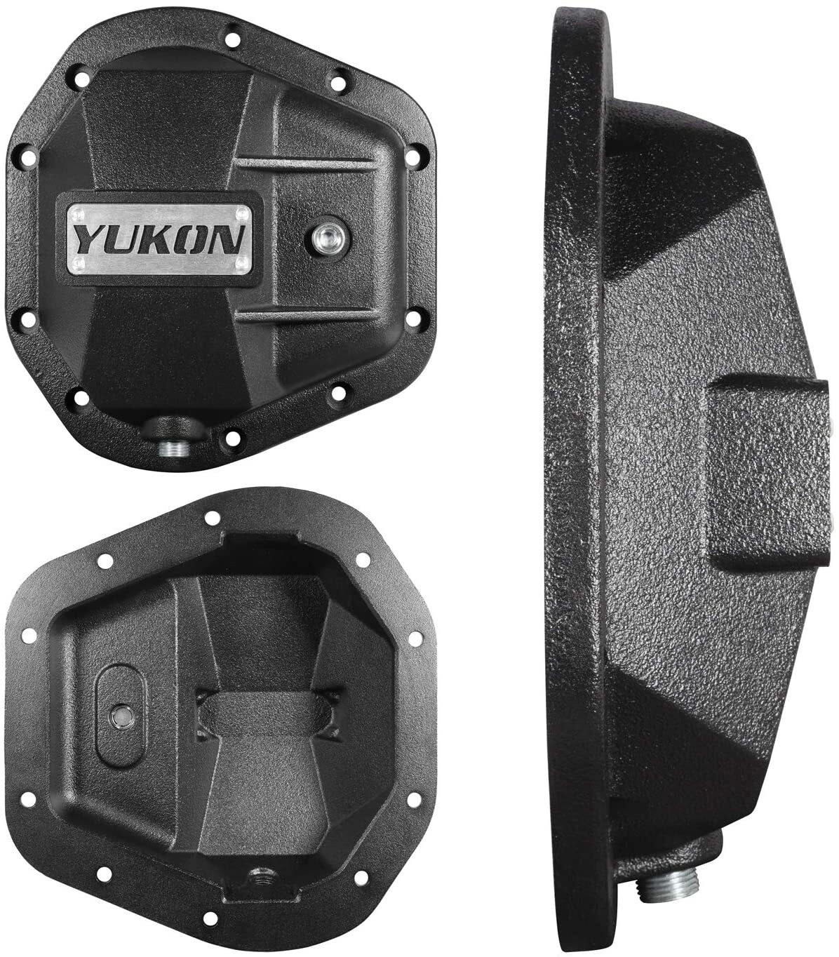 NEW Dana 60 Yukon Hardcore Iron Differential Cover - D60 Front & Rear - YHCC-D60