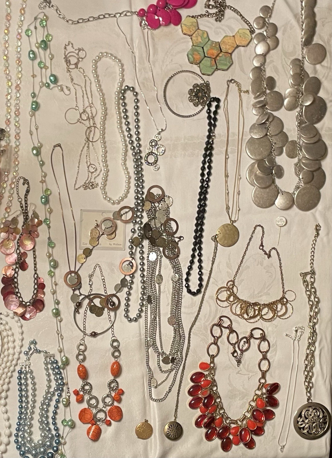 Huge Estate Jewelry Lot 83 Enamel, Alpaca, All Wearable, Marked Joan Rivers Iman