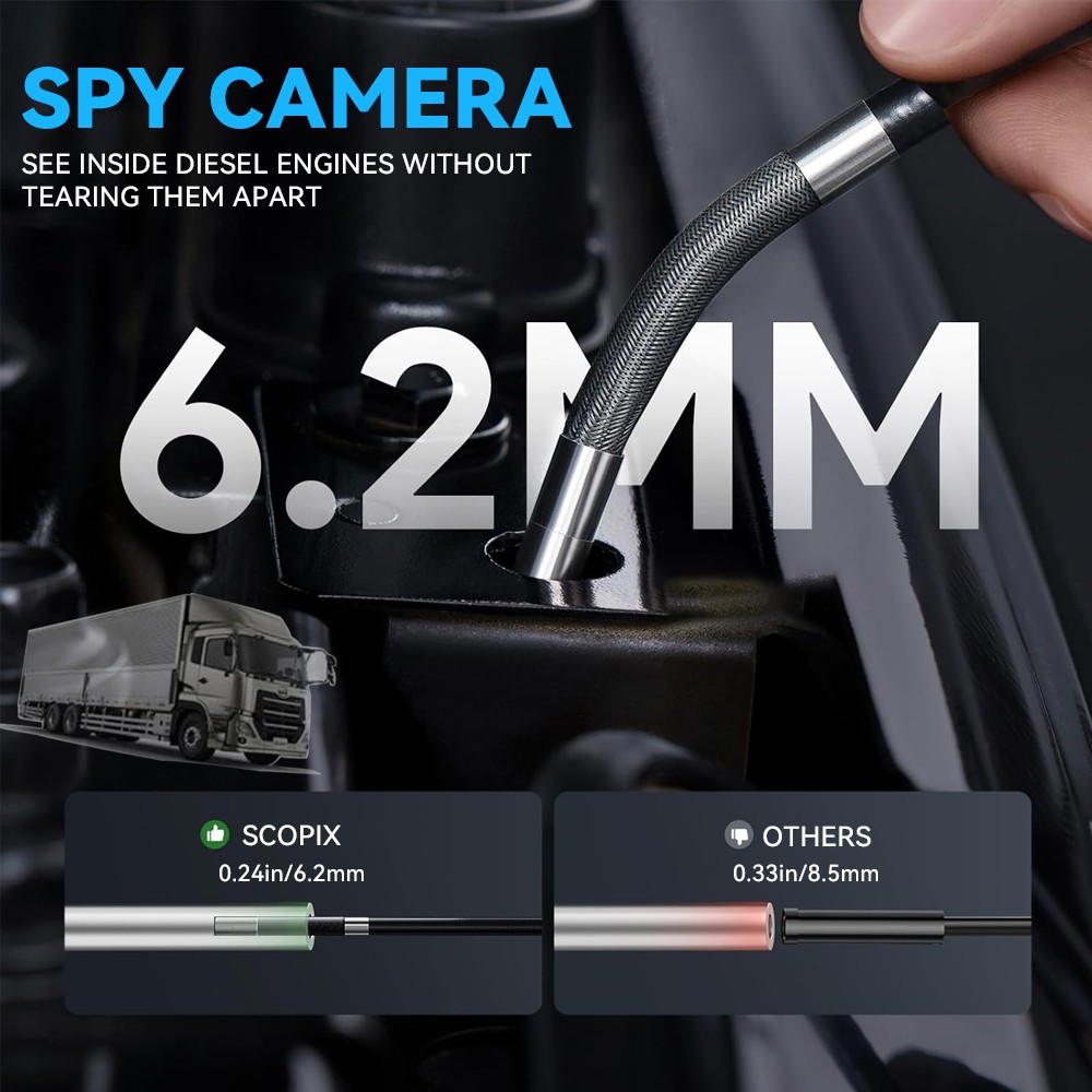 SALE! 4-Way 720° Articulating Borescope Industrial Endoscope Inspection Camera