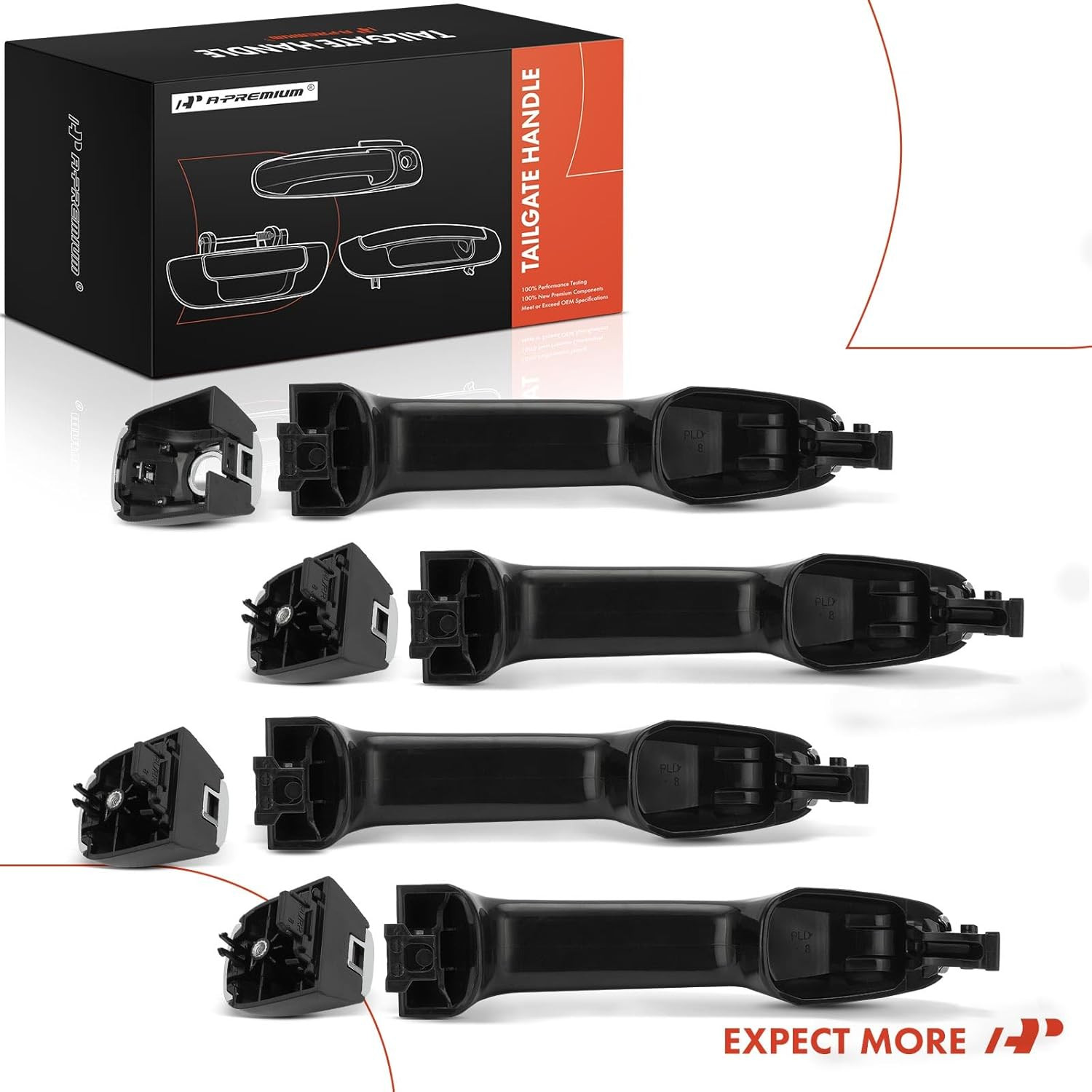 Front Left Exterior Door Handle w/ Keyhole Toyota 4Runner 2010-2024 Lexus GX460