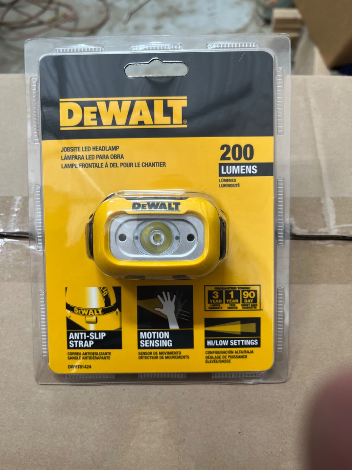 DEWALT DWHT81424 200 Lumens LED Headlamp