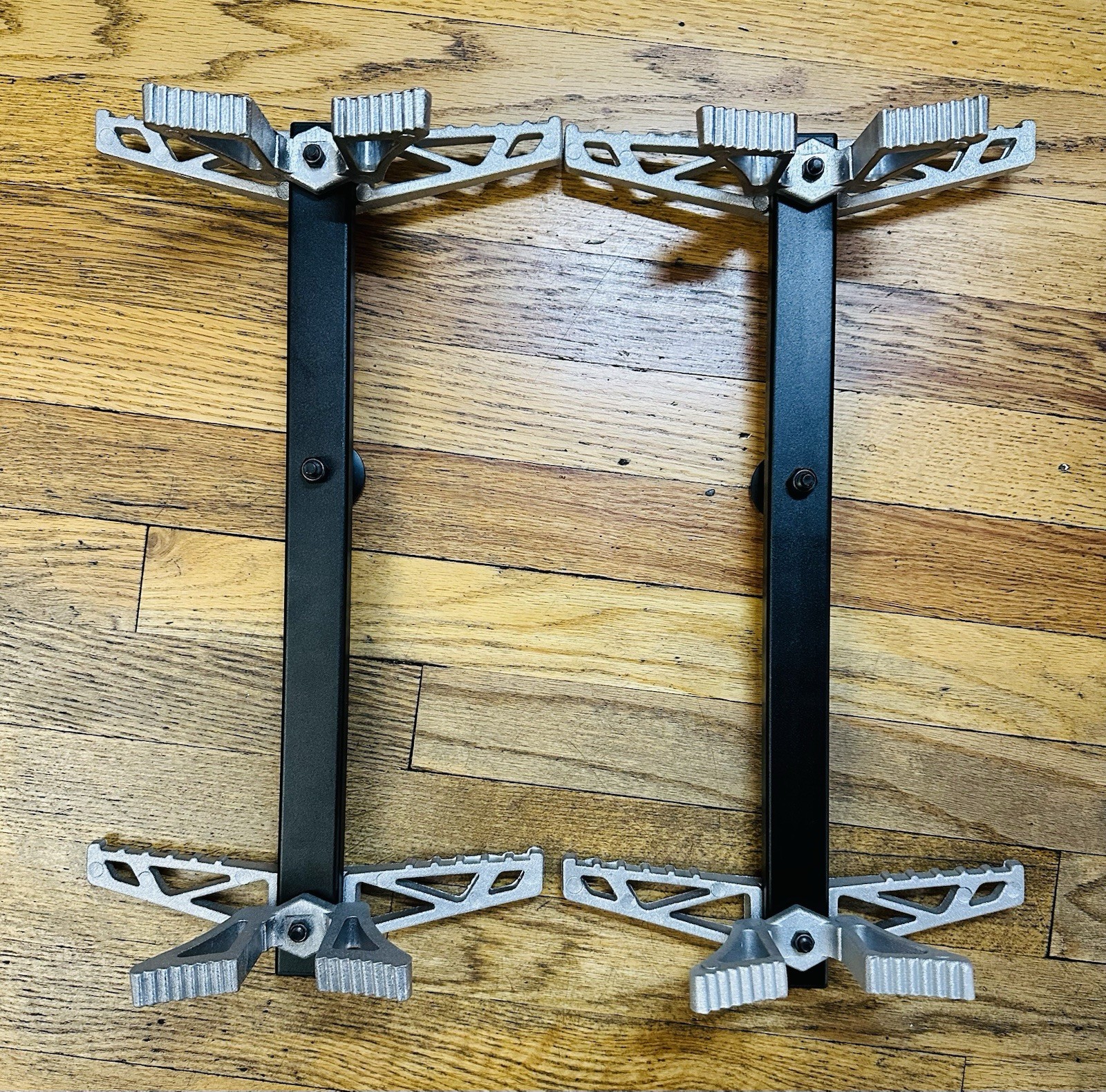 UllHUNT Lightweight Non-Slip Tree Climbing Sticks, Double Steps, Set of 2