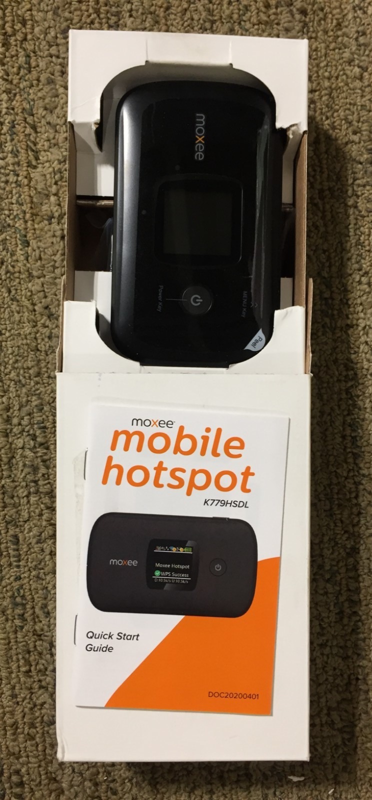 Open Box ** Moxee Mobile Hotspot Factory Unlocked K779HSDL