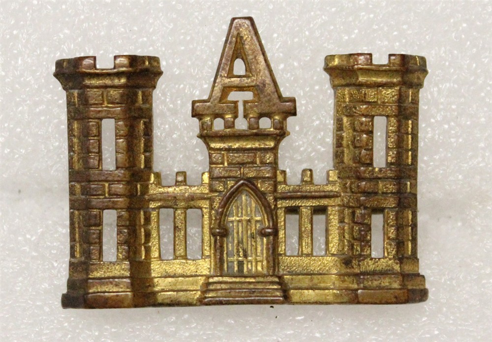 Corps of Engineers, Co. A, c.1896 Enlisted Hat Badge - Army Badge 20355