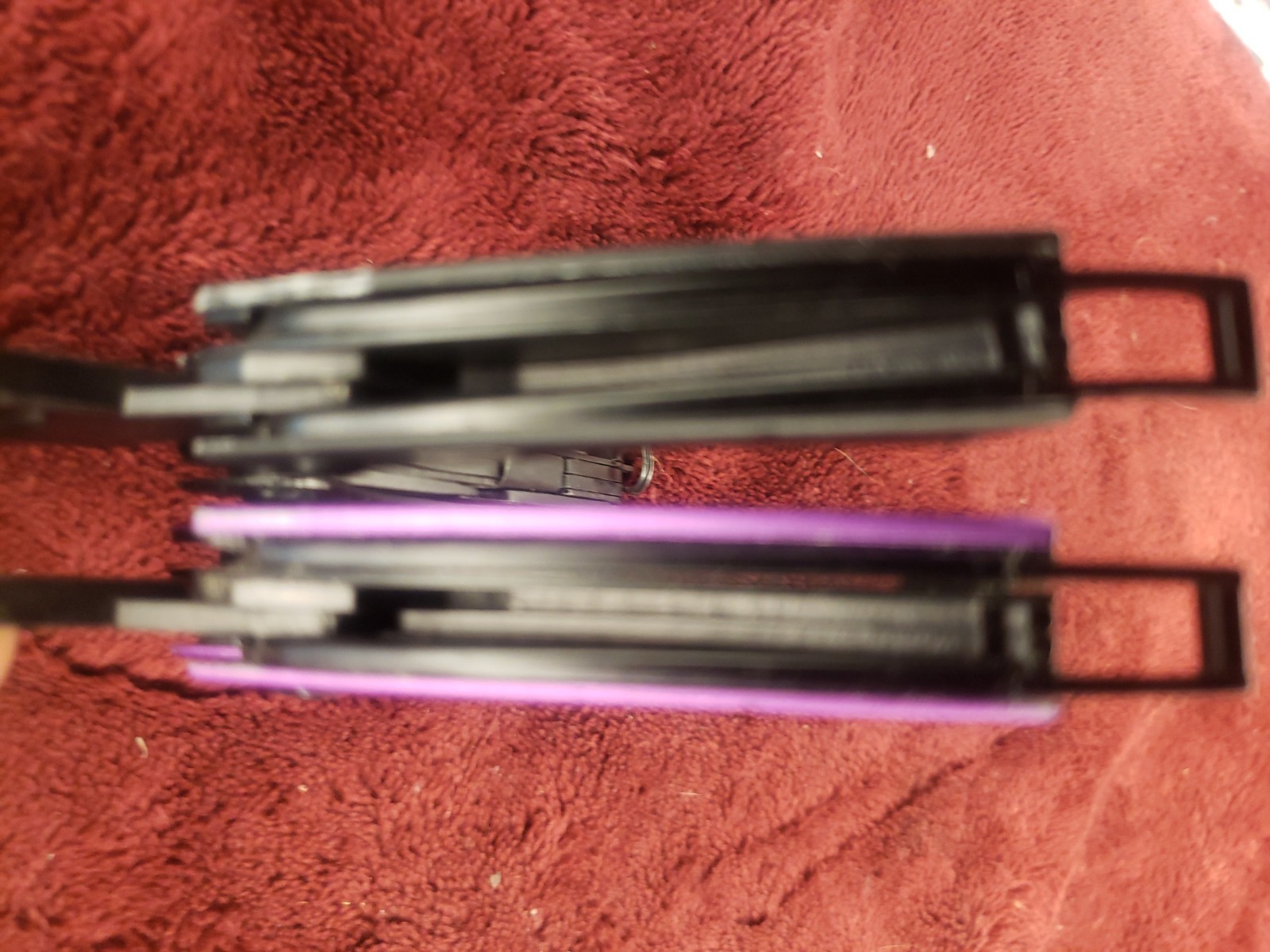 Lot of 2 Gerber Multi Tool Dime multiplier Black & Purple