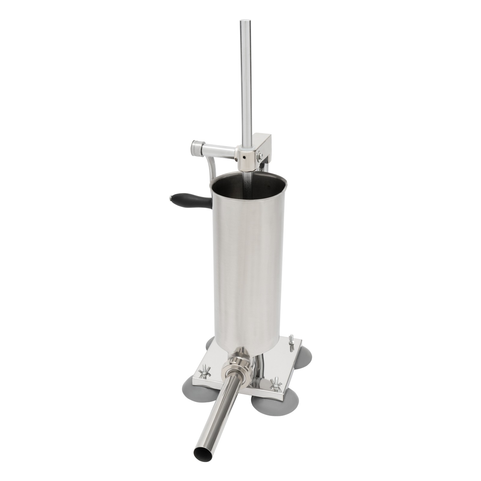 Homemade 8lbs 3.5L Vertical Sausage Stuffer Meat Filler Maker With 8pcs Tubes US