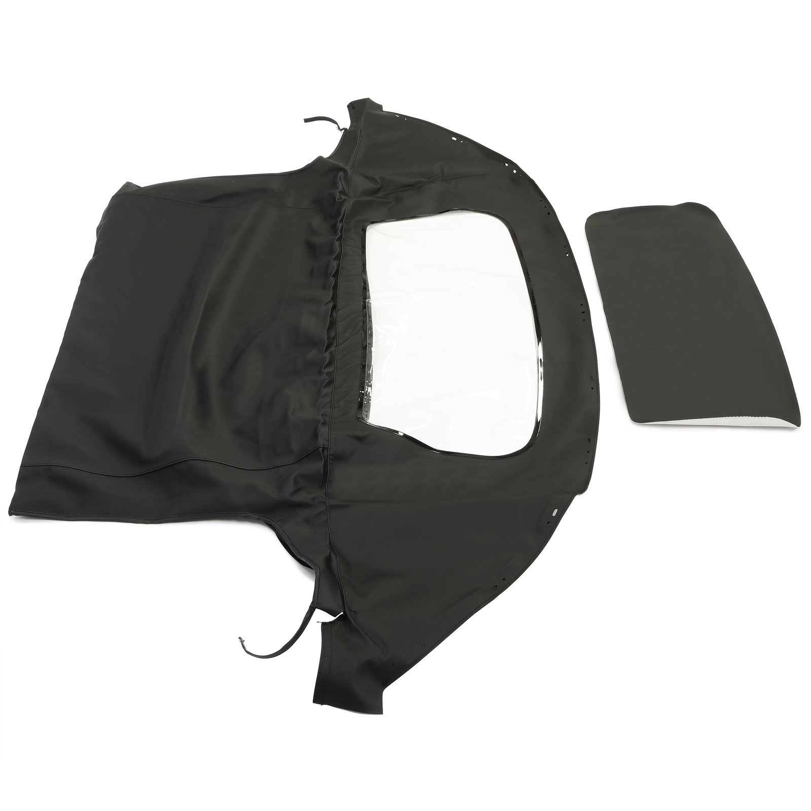 For Mazda Miata 1990-2005 Soft Top Convertible Window Black & Clear Cabrio