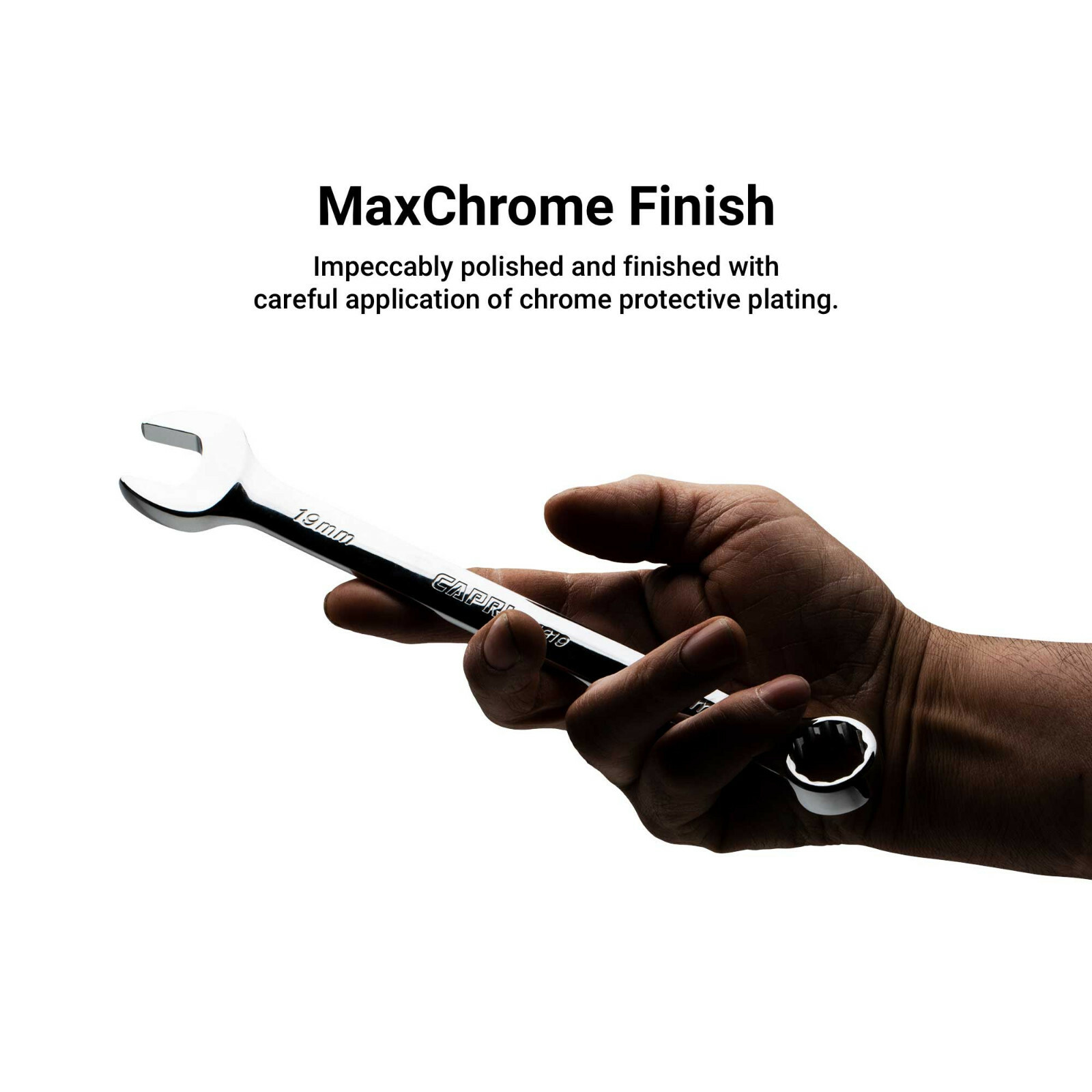 Capri Tools Combination Wrench, 12 Point, Metric & SAE Sizes