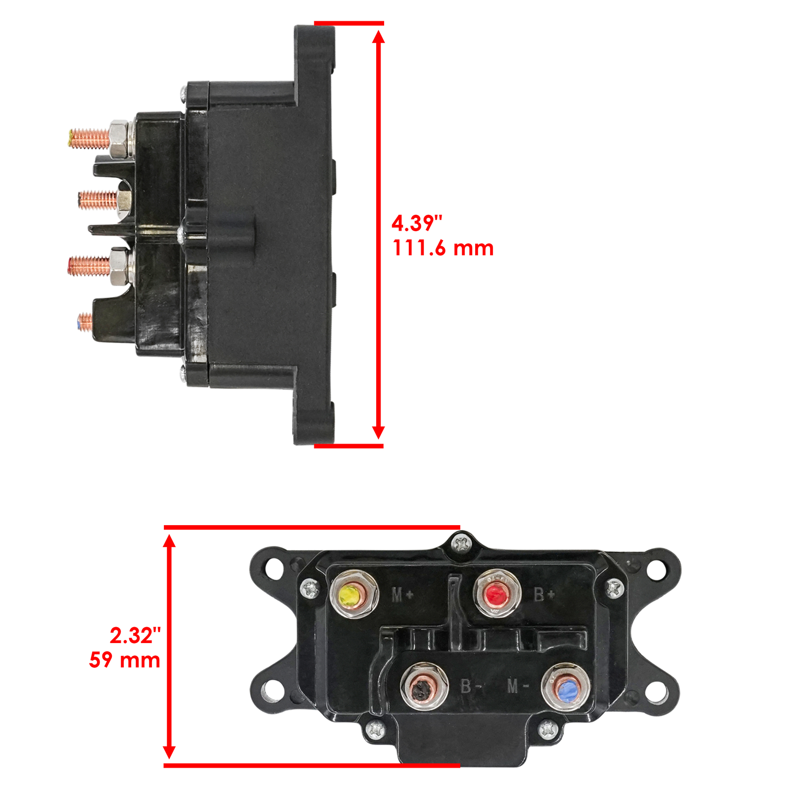 Winch Contactor Solenoid for Polaris Sportsman XP 1000 2015-24 4015095 4013465